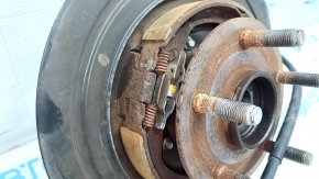 Rear right axle hub for Jeep Grand Cherokee WK2 16-22 with cover and parking brake mechanism, with handbrake cable, rusty