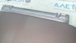 Audi Q5 80A 18-20 center console armrest, gray leather, gray stitching, retractable, scratched