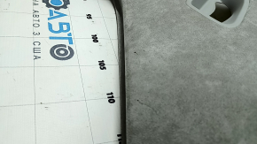 Left rear window trim for Audi Q7 16-23, gray Alcantara, burnt, scratches, broken mount, dry cleanable