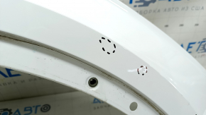 Front right fender Audi Q5 80A 18-24 white LY9C, bumps, dents, creases