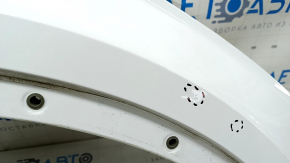 Front right fender Audi Q5 80A 18-24 white LY9C, bumps, dents, creases