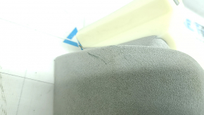 Right rear pillar trim for Audi Q7 16-23, gray Alcantara, scratches, dry-cleanable