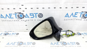 Left side mirror assembly for Lexus ES300h ES350 13-15 14 pins, BSM, backlight, turn signal, graphite, sand, scratch