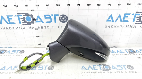 Left side mirror assembly for Lexus ES300h ES350 13-15 14 pins, BSM, backlight, turn signal, graphite, sand, scratch