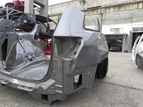 Jeep Grand Cherokee WK2 11-22 rear right quarter wing on the body, silver, dents, bump, painted 0.3-0.4
