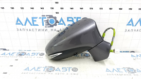 Right side mirror assembly for Lexus ES300h ES350 13-15 14 pins, BSM, backlight, turn signal, graphite, sand, scratches