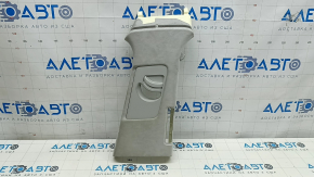 Right center pillar trim, belt, Audi Q7 16-23, gray Alcantara, scratches, dry cleanable