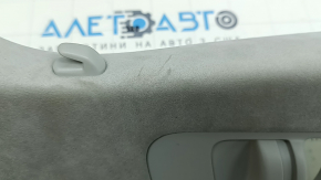 Right center pillar trim, belt, Audi Q7 16-23, gray Alcantara, scratches, dry cleanable