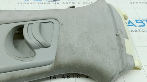 Left center pillar trim, belt, Audi Q7 16-23, gray Alcantara, scratches, dry cleanable