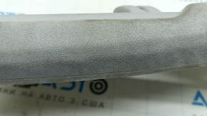 Left center pillar trim, belt, Audi Q7 16-23, gray Alcantara, scratches, dry cleanable