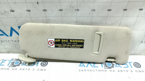 Left visor for Lexus ES300h ES350 13-15 beige, without hook, for cleaning