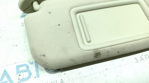 Left visor for Lexus ES300h ES350 13-15 beige, without hook, for cleaning