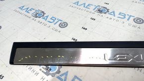 Front left outer door sill plate for Lexus ES300h ES350 13-18 chrome, scratches