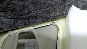 Left rear pillar trim for Audi Q7 16-23, gray Alcantara, scratches, needs dry cleaning, broken mount