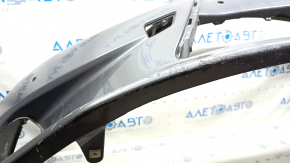 Bare front bumper for Lexus ES300h ES350 2013-2015 pre-restyling, with parking sensors, graphite, cracks, scratches