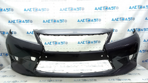 Bare front bumper for Lexus ES300h ES350 2013-2015 pre-restyling, with parking sensors, graphite, cracks, scratches