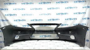 Bare front bumper for Lexus ES300h ES350 2013-2015 pre-restyling, with parking sensors, graphite, cracks, scratches