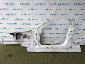Front left quarter Tesla Model S 12-15 pre-rest RWD panel aluminum, white, on the body