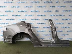Quarter wing rear right Tesla Model S 12-20 on the body, aluminum panel, brown