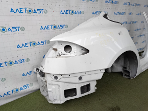 Quarter wing rear right Tesla Model S 12-20 panel aluminum, white, on the body, bumpers
