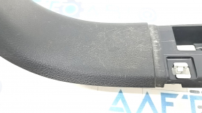 Left lower front pillar trim for Audi Q7 16-25, black, scratches