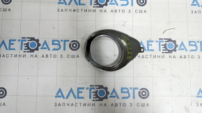 Left fog light frame for Lexus ES300h ES350 13-15 pre-restoration, chrome, sand, bumps