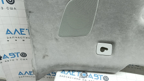 Audi Q7 16-19 headlining with panoramic windows, gray Alcantara, with lamps and speaker grilles, ready to clean