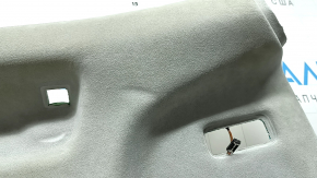 Audi Q7 16-19 headlining with panoramic windows, gray Alcantara, with lamps and speaker grilles, ready to clean
