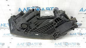 Right front headlight assembly for an Audi Q7 16-19 LED, sand-stained, scuffed, varnish peeling