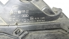 Right front headlight assembly for an Audi Q7 16-19 LED, sand-stained, scuffed, varnish peeling
