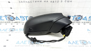 Right side mirror assembly for Audi Q7 16-19, 15+4 pins, heated, auto-dimming, auto-folding, turn signal, camera, BSM, blue