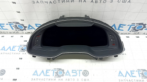 Audi Q7 16-19 digital instrument cluster, 86k, with projection, scratches on the glass