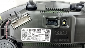 Audi Q7 16-19 digital instrument cluster, 86k, with projection, scratches on the glass