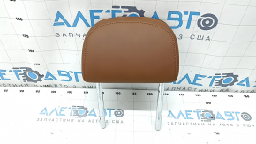 Rear right headrest, 2nd row, Audi Q7 16-19, brown leather, for cleaning