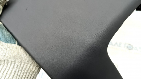 Driver's knee pad for Audi Q7 16-19, black leather, scratches, dents