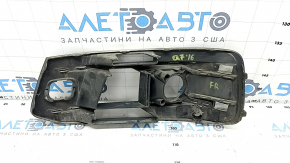 Right front bumper grille for Audi Q7 16-19, chrome, with parking sensors and radar cover