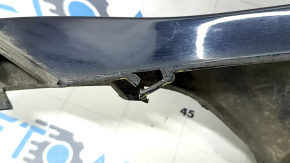 Right front bumper lip for Audi Q7 16-19, blue, broken mount, scratch