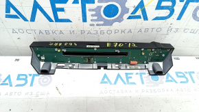 BMW X5 E70 07-13 CD Radio Control Panel Broken Fasteners