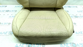 Lexus ES300h ES350 13-18 passenger seat upholstery, beige, perforated, heated, dented leather, oxidized chips, dry-cleanable
