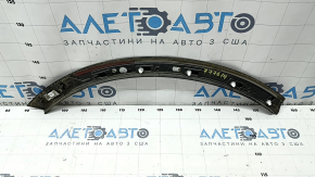Rear left fender arch trim for Audi Q7 16-19 on the body for R18-R20, blue, broken fastening, dented