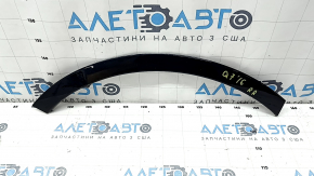 Rear right fender arch trim for Audi Q7 16-19 on the body for R18-R20, blue, dented