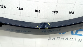 Rear right fender arch trim for Audi Q7 16-19 on the body for R18-R20, blue, dented