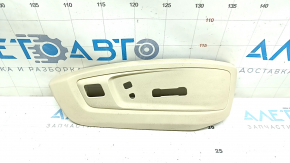 Right upper side passenger seat trim for Lexus ES300h ES350 13-18 beige, under control