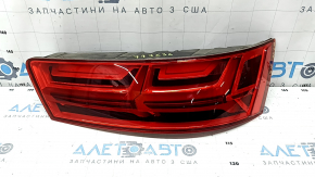 Right headlight Audi Q7 16-19 scratches