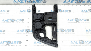 Audi Q7 16-19 center console trim, gloss black, with cup holders, scratches