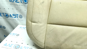 Rear seats, 2nd row, lower part, Lexus ES300h ES350 13-14, beige leather, perforation, dented leather, dry cleanable