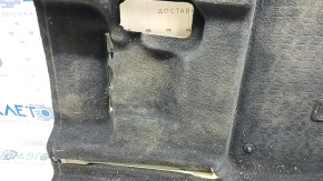 Front left floor covering for Audi Q7 16-25 black, needs cleaning, tear