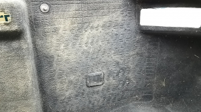 Front left floor covering for Audi Q7 16-25 black, needs cleaning, tear