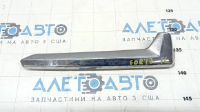 Left fog light frame molding for Subaru Forester 17-18 SJ, chrome, broken mount, sand