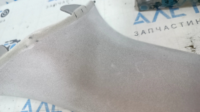 Upper left front pillar trim for Toyota Prius V 12-16, gray, needs cleaning, scratches